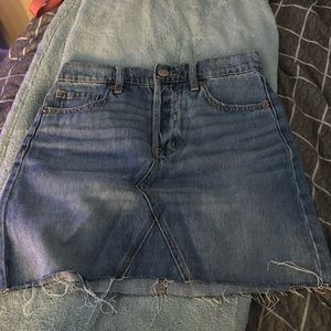 Womens jean skirt